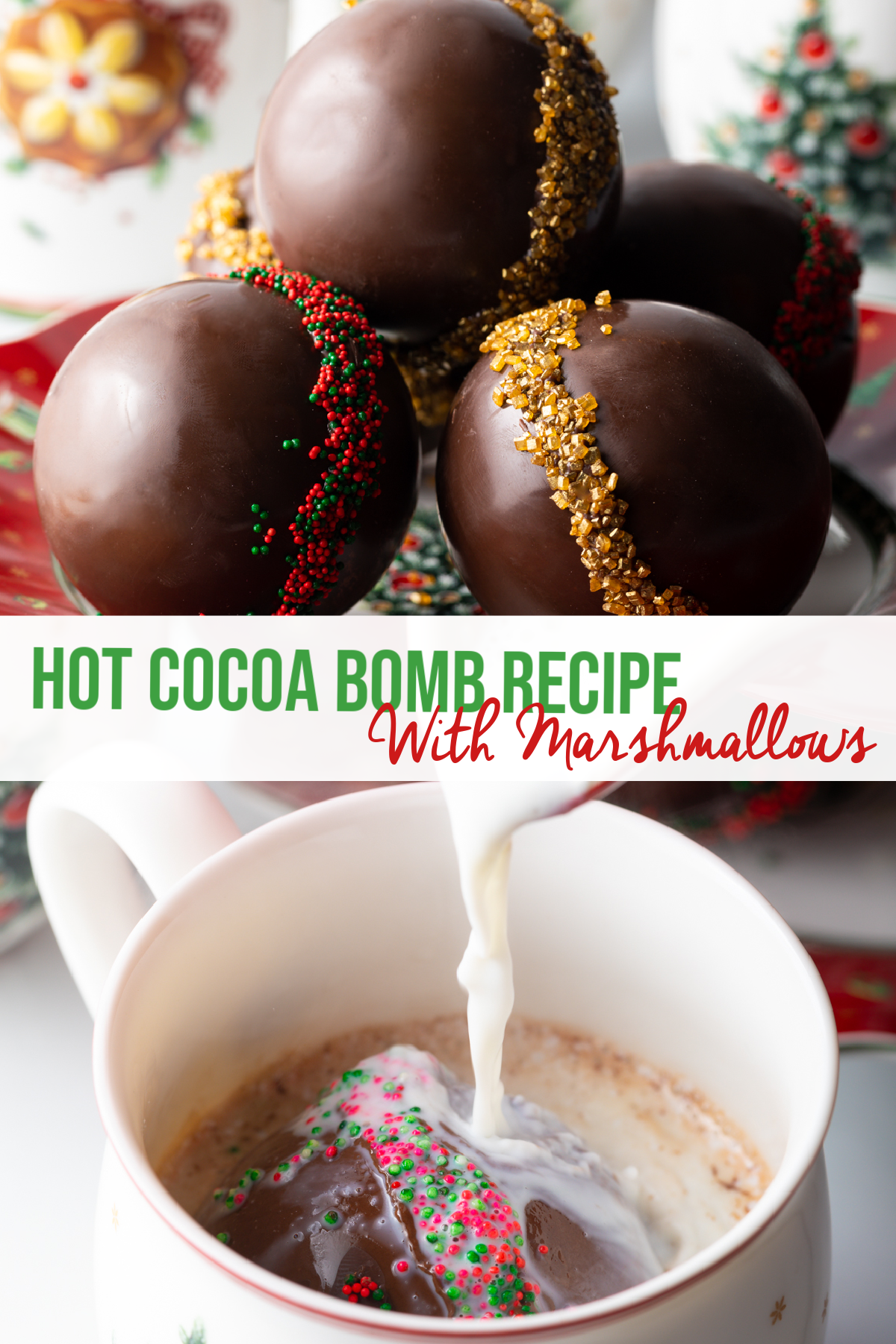 hot chocolate balls with marshmallows cocoa bomb recipe