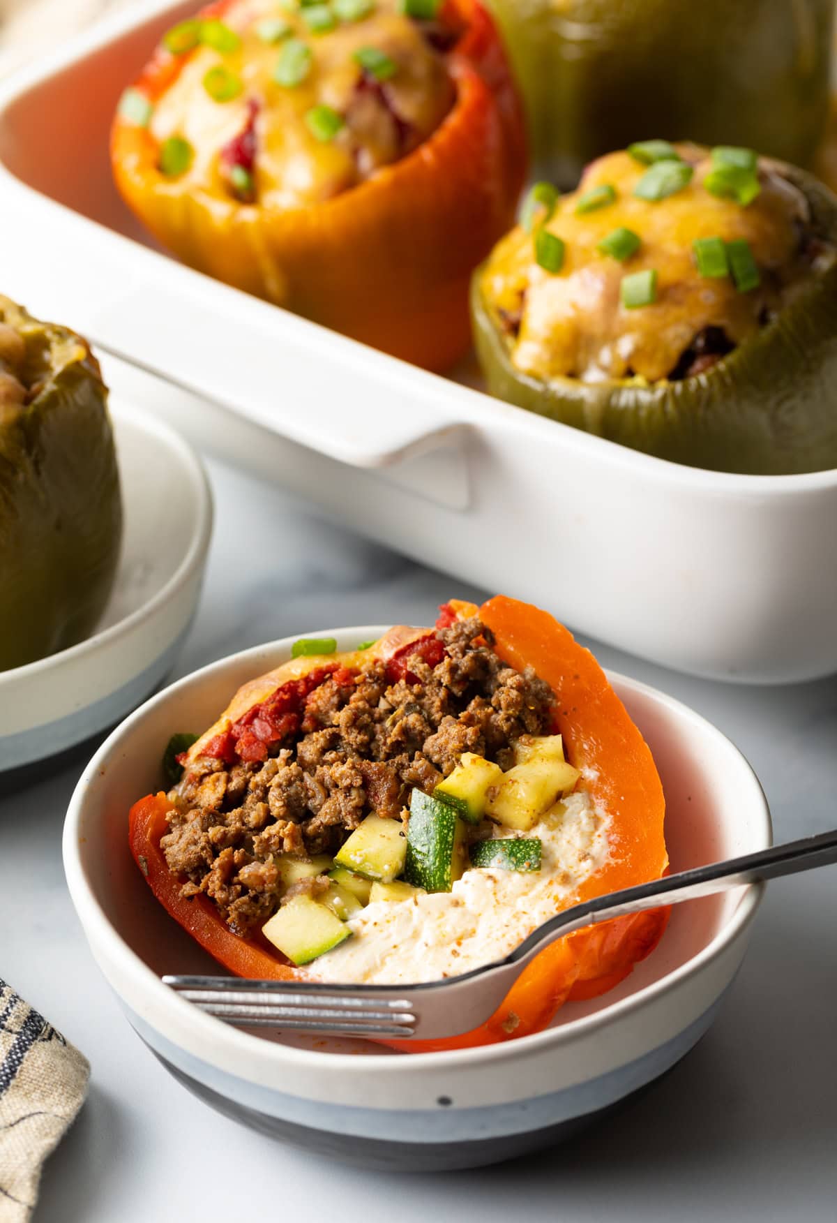 Keto Ground Beef Stuffed Peppers without Rice - A Spicy Perspective