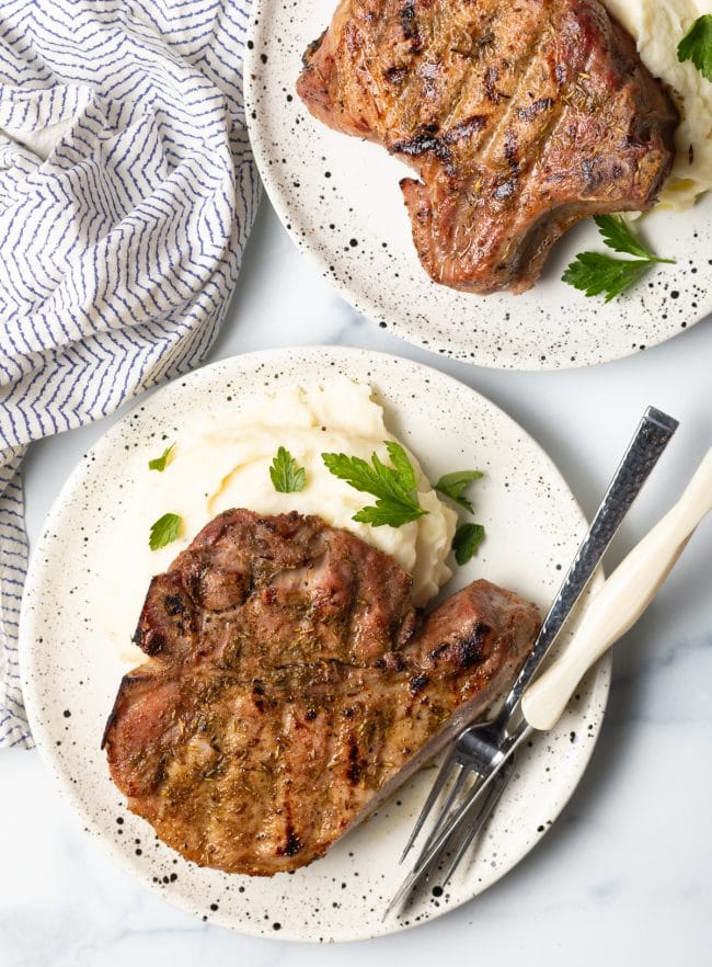Easy Smoked Pork Chops  with Brine  - 1