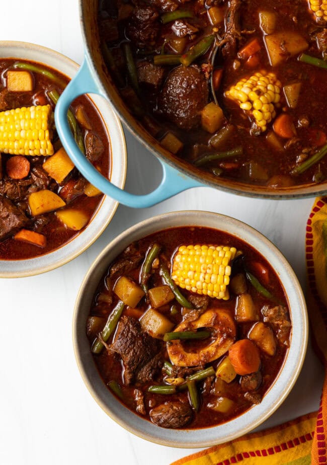Mole de Olla Receta  Mexican Beef Stew Recipe  - 3
