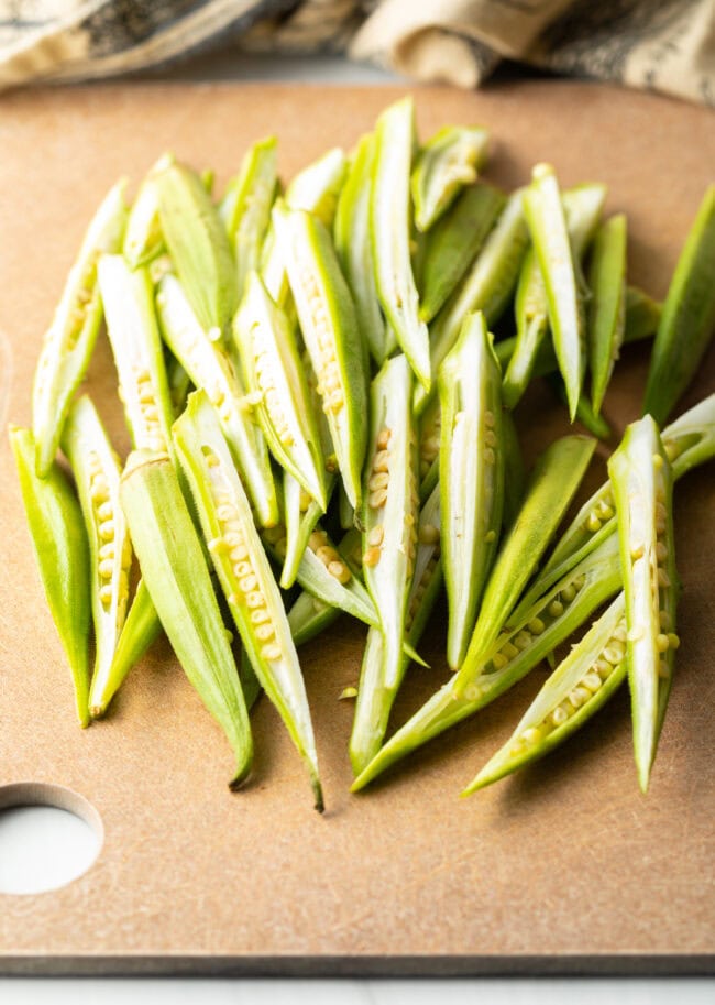 Air Fryer Okra  Fries and Breaded   - 43