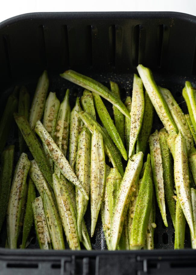Air Fryer Okra  Fries and Breaded   - 18