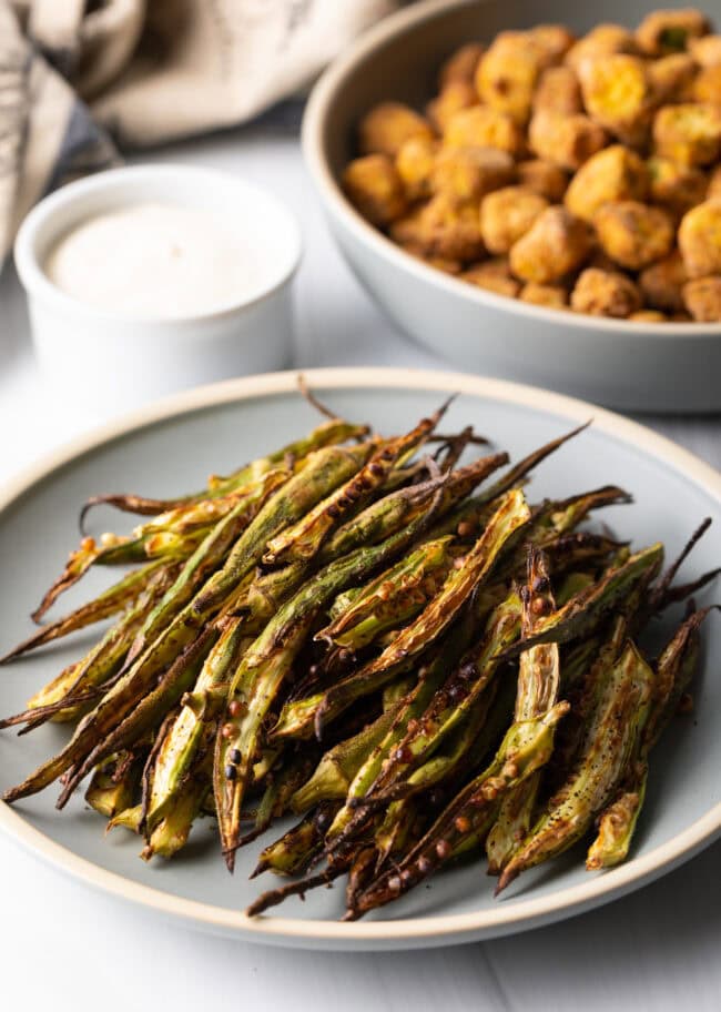 Air Fryer Okra  Fries and Breaded   - 87