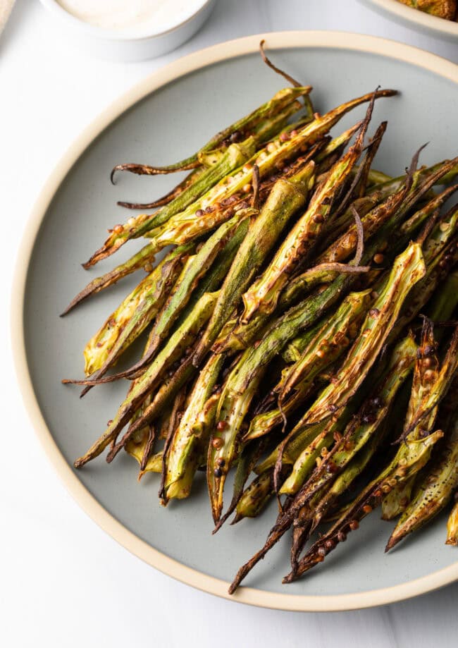 Air Fryer Okra  Fries and Breaded   - 12