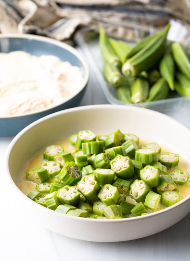 Air Fryer Okra  Fries and Breaded   - 81