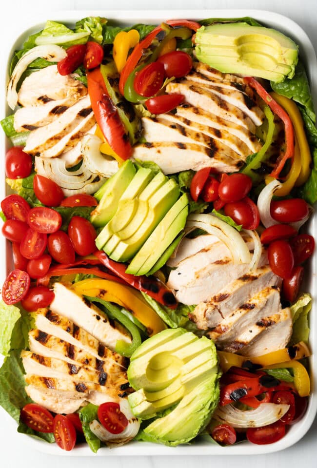 Grilled Chicken Fajita Salad - 37