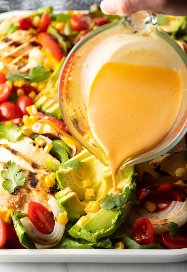 Grilled Chicken Fajita Salad - 52