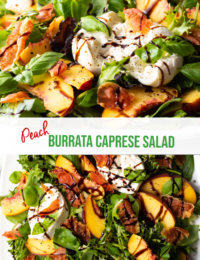 Peach Burrata Caprese Salad - 97