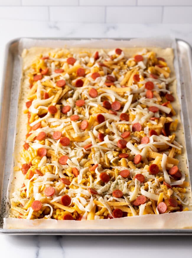 Mac and Cheese Pizza Recipe - 6