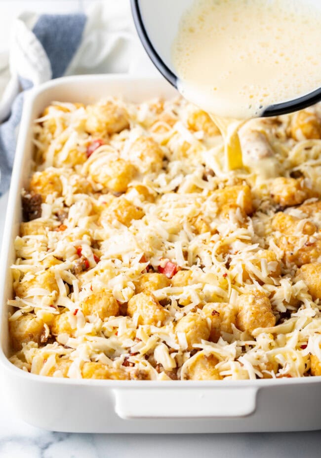 Spicy Breakfast Casserole with Tater Tots - 84