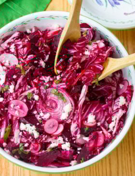 Roasted Beet and Radicchio Salad