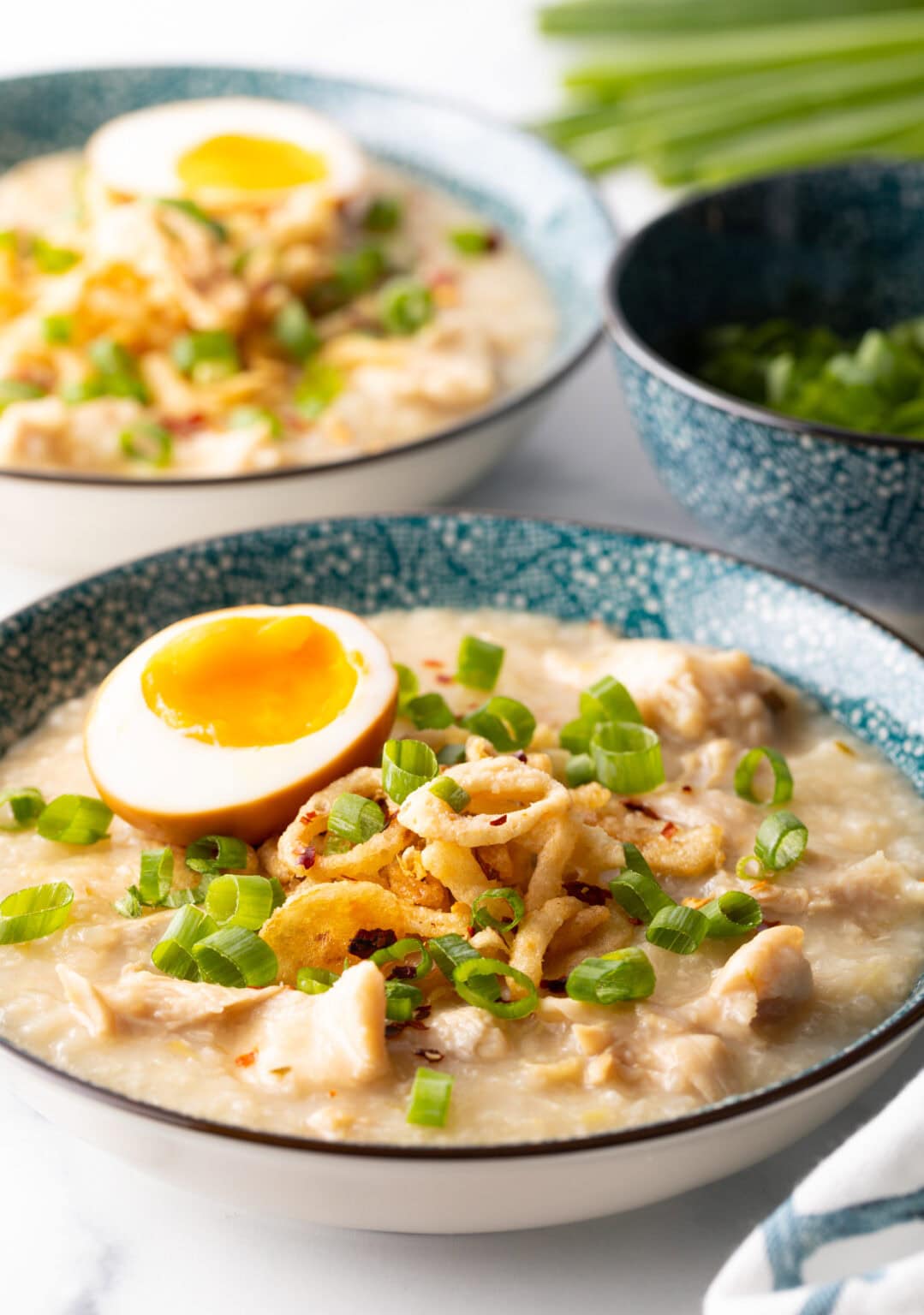 Chicken Congee Recipe (Instant Pot Jook Rice Porridge)