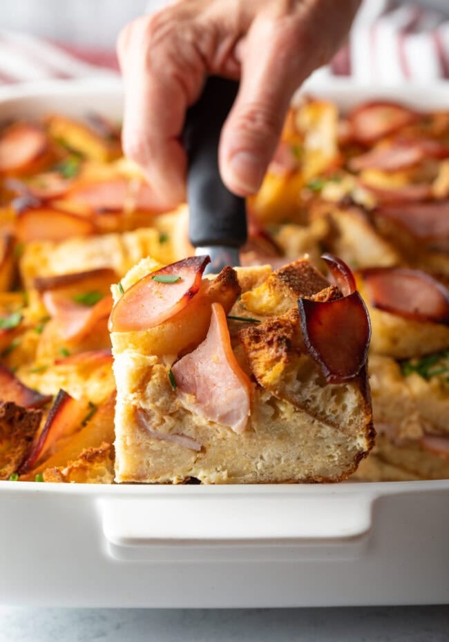 Easy Eggs Benedict Casserole with Blender Hollandaise - 36
