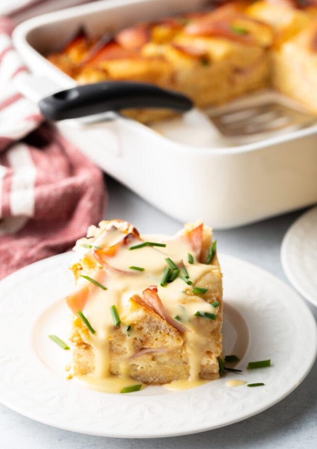 Easy Eggs Benedict Casserole with Blender Hollandaise - 20
