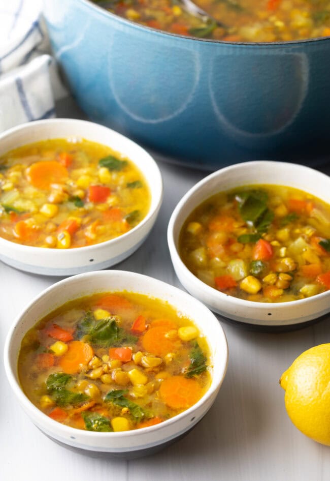 Soup with Kale and Lentils - 94