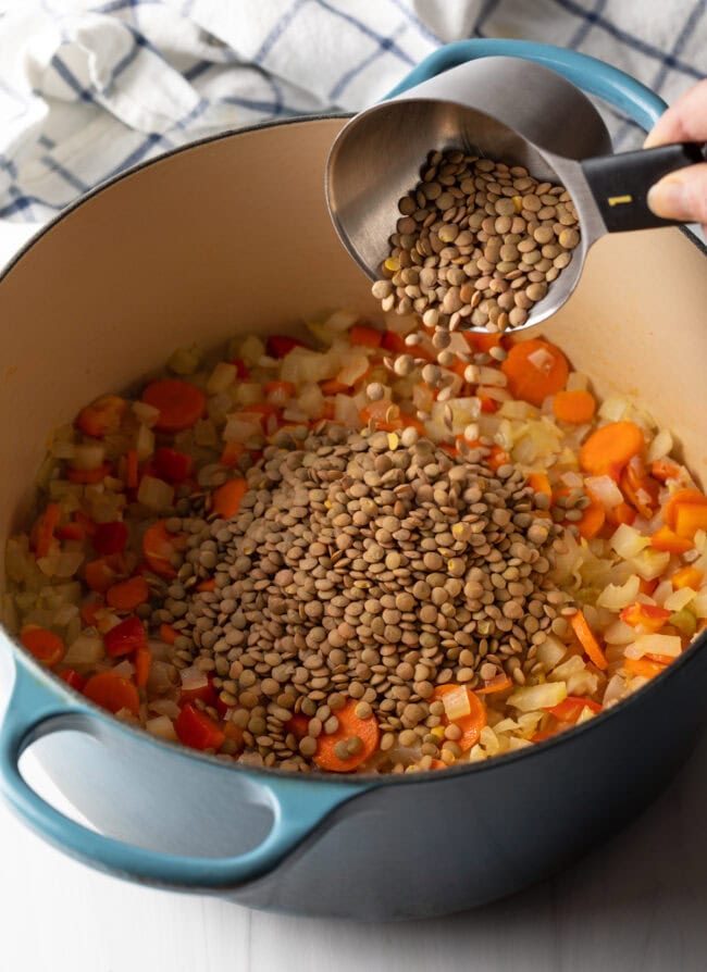 Soup with Kale and Lentils - 28