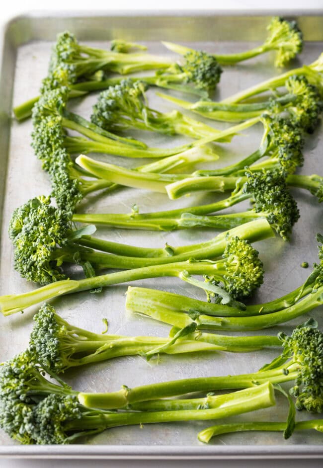 Sweet and Spicy Roasted Broccolini Recipe - 49