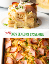 Easy Eggs Benedict Casserole with Blender Hollandaise - 31