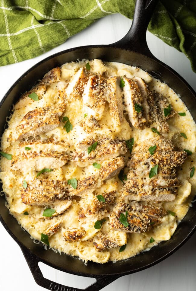 Asiago Tortelloni Alfredo with Grilled Chicken  Olive Garden Recipe  - 17