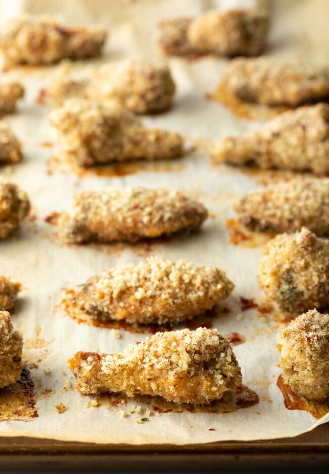 Garlic parmesan wings.