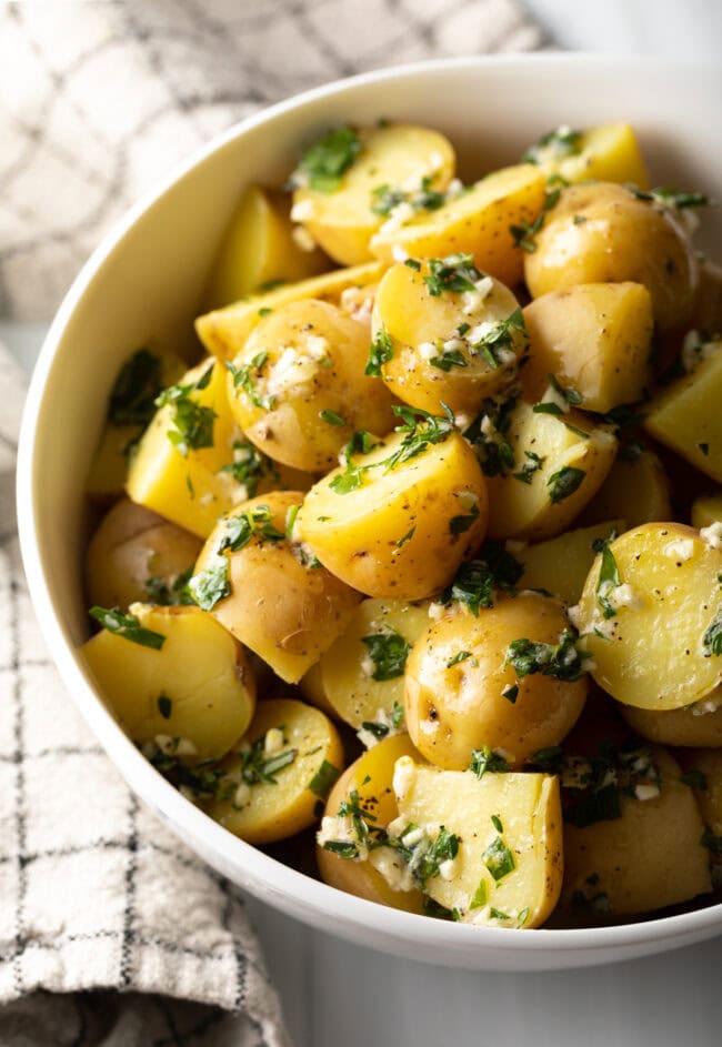 Steamed Potatoes with Garlic Herb Butter - 59