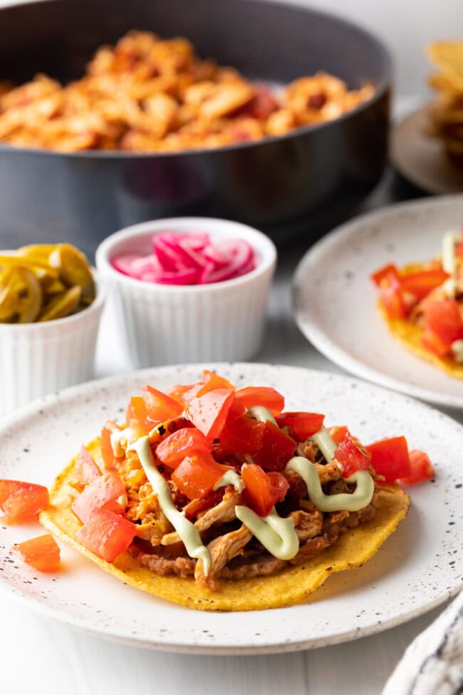 Tostadas de Tinga  Chicken Tostadas  - 57