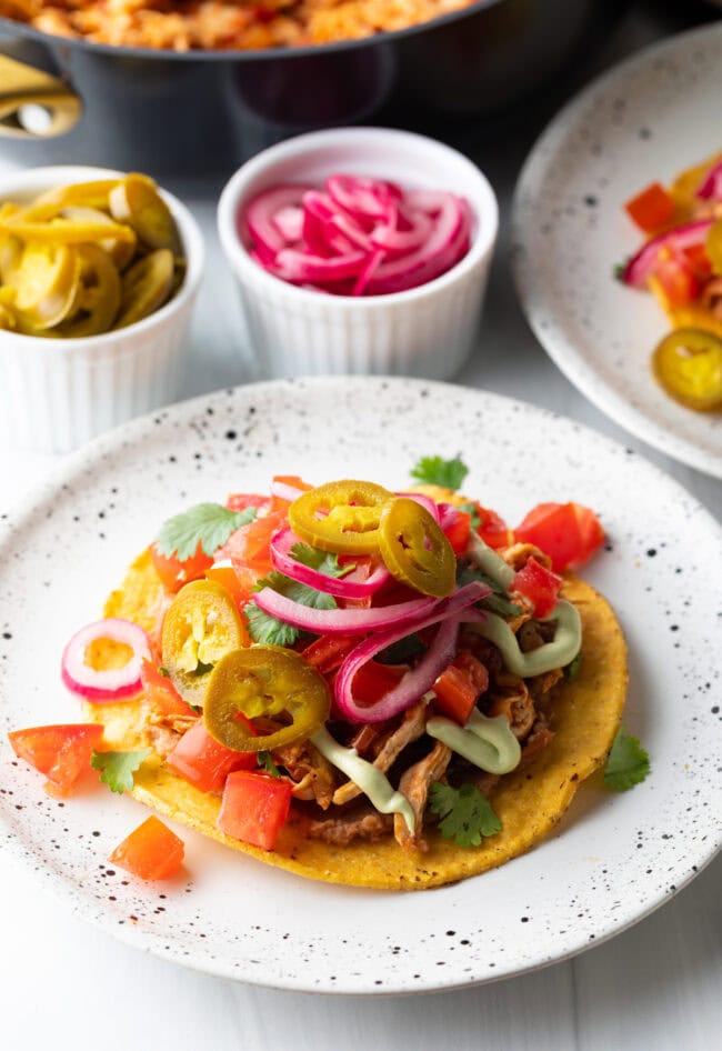 Tostadas de Tinga  Chicken Tostadas  - 24