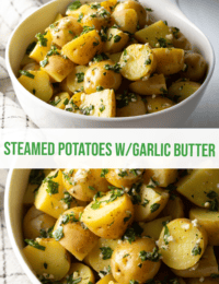 Steamed Potatoes with Garlic Herb Butter - 78