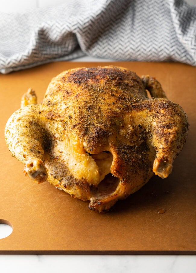 Air Fryer Whole Chicken with Herbs Recipe  VIDEO  - 76