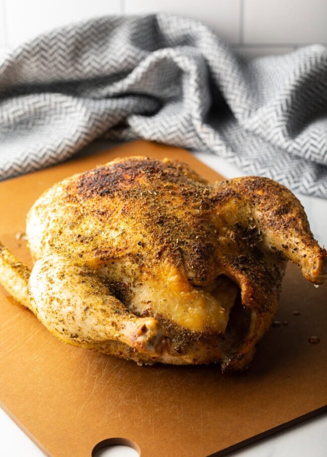 Air Fryer Whole Chicken with Herbs Recipe  VIDEO  - 20