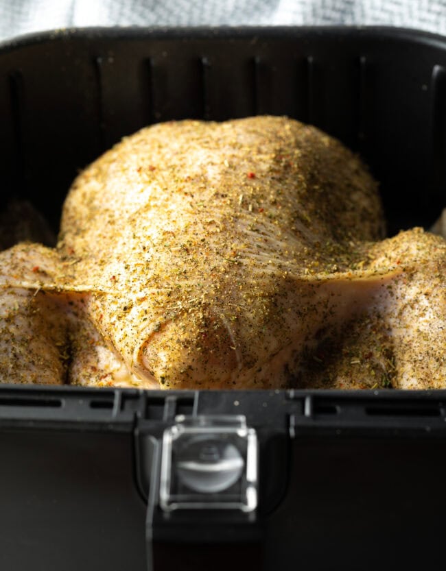Air Fryer Whole Chicken with Herbs Recipe  VIDEO  - 3