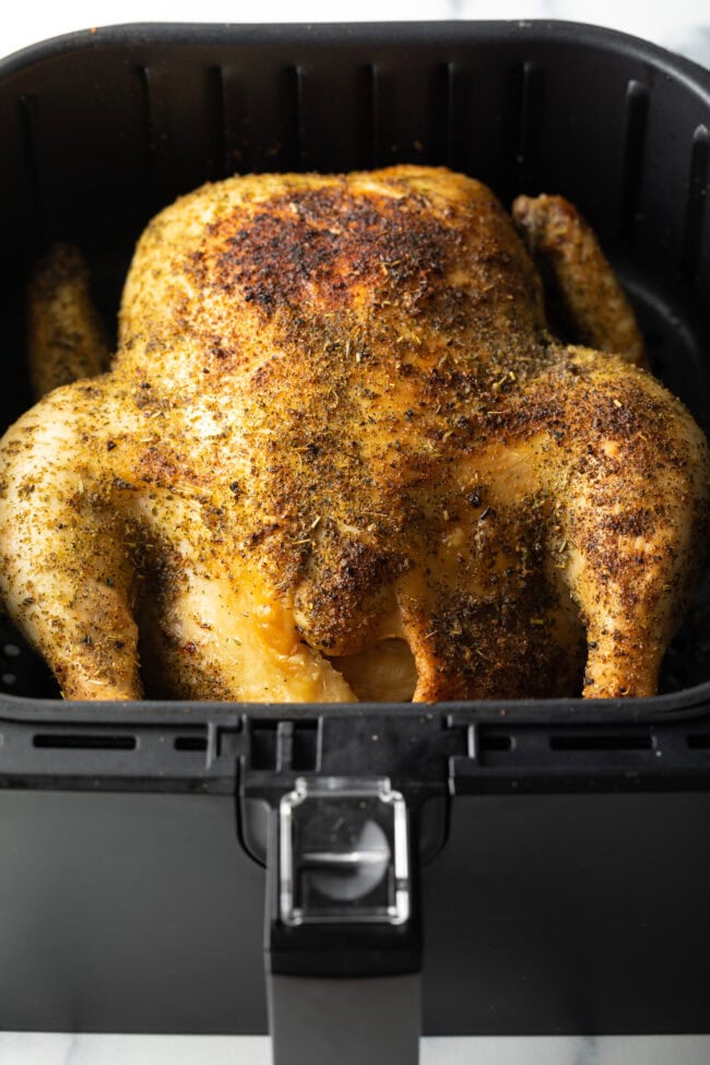 Air Fryer Whole Chicken with Herbs Recipe  VIDEO  - 45