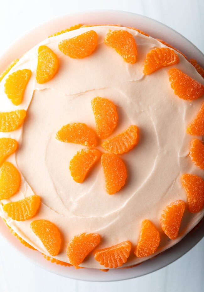 Orange Crush Cake  Orange Cake with Orange Frosting  - 20