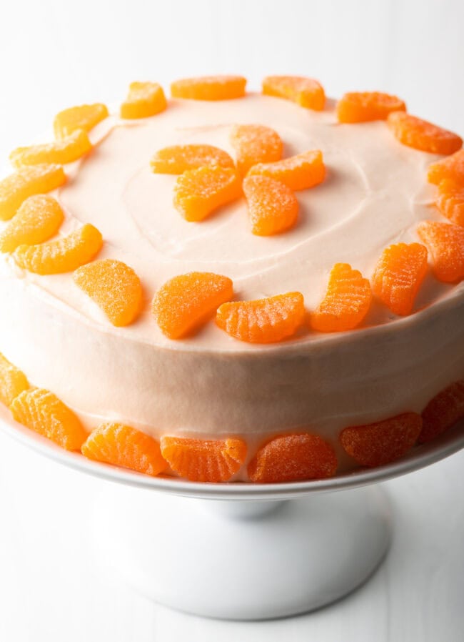 Orange Crush Cake  Orange Cake with Orange Frosting  - 23