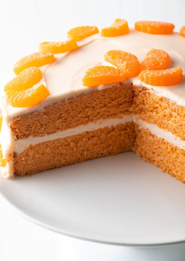 Orange Crush Cake  Orange Cake with Orange Frosting  - 41
