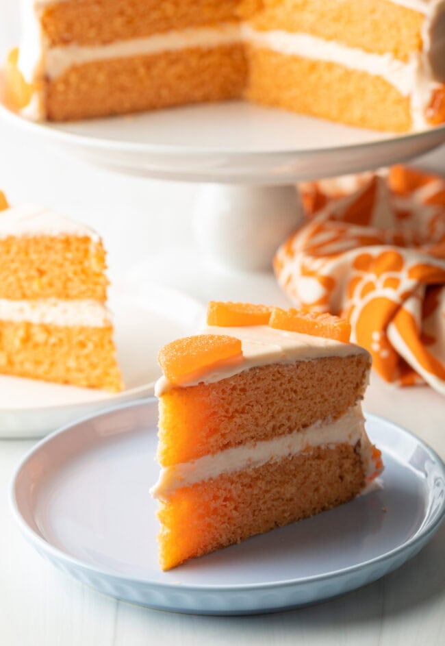 Orange Crush Cake  Orange Cake with Orange Frosting  - 56