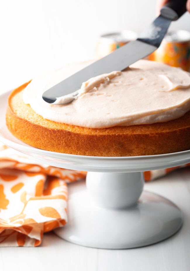 Orange Crush Cake  Orange Cake with Orange Frosting  - 88