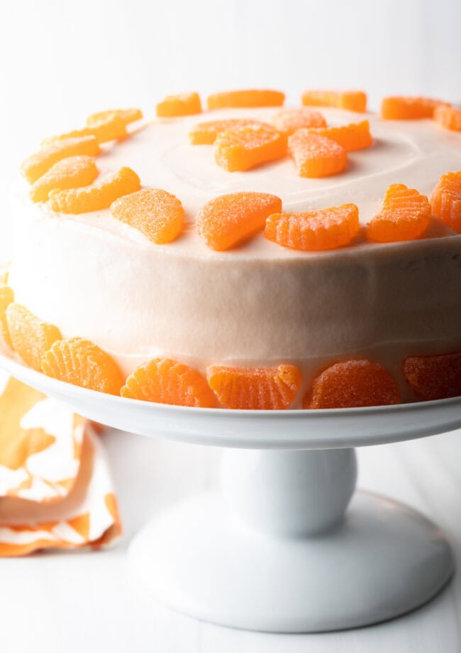 Orange Crush Cake  Orange Cake with Orange Frosting  - 63