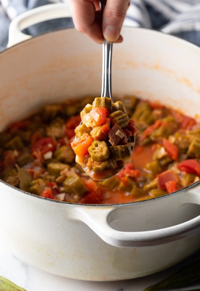 Stewed Okra and Tomatoes - 51