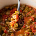Stewed Okra and Tomatoes - 34