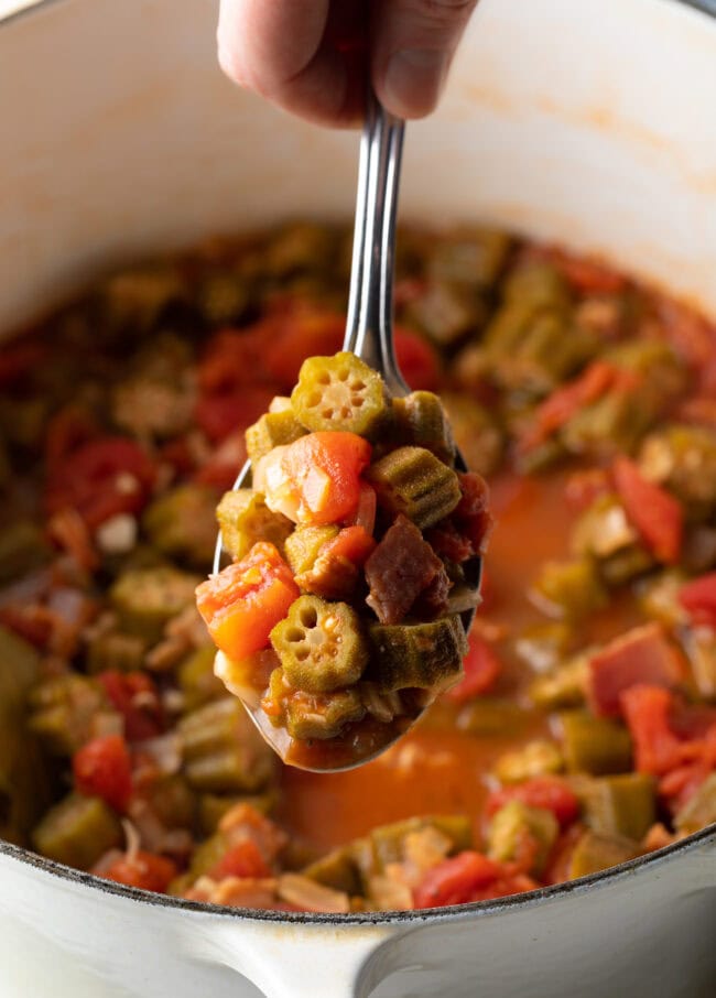 Stewed Okra and Tomatoes - 13