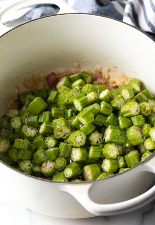 Stewed Okra and Tomatoes - 16