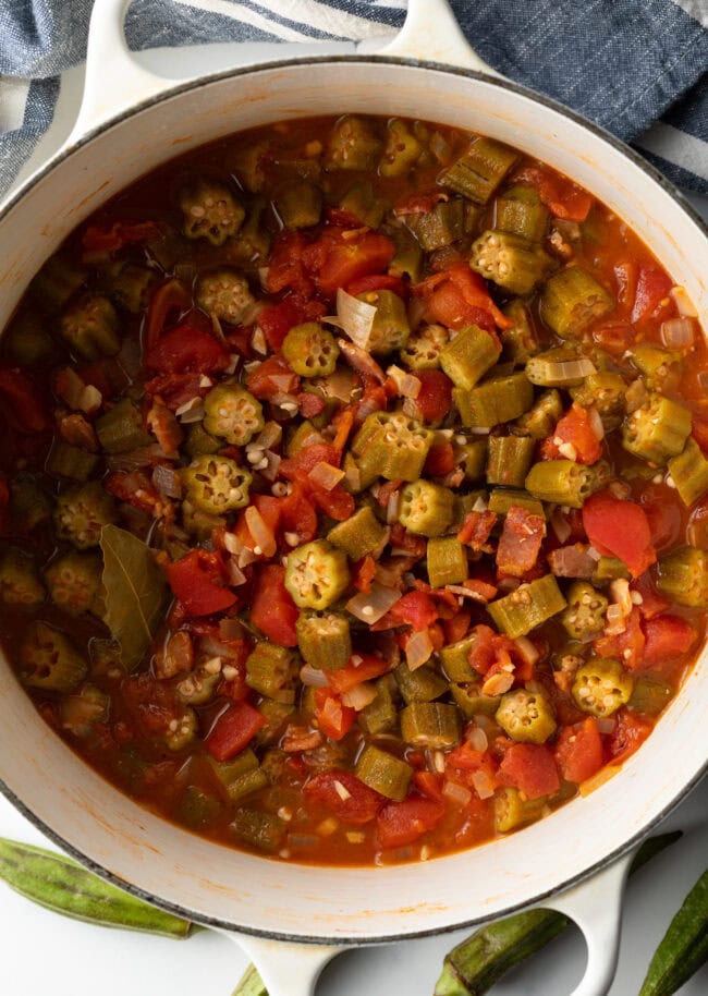 Stewed Okra and Tomatoes - 99