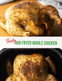 Air Fryer Whole Chicken with Herbs Recipe  VIDEO  - 75
