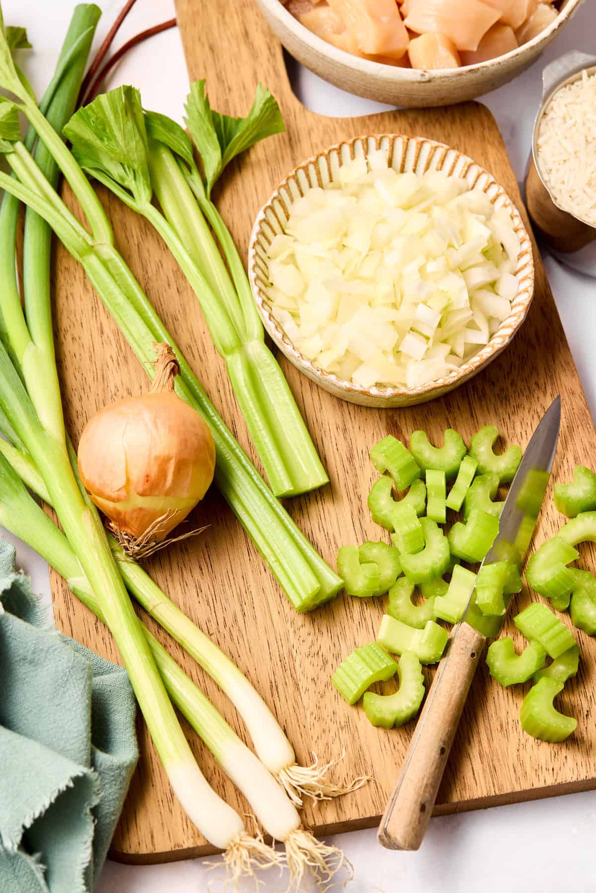 ingredients for buffalo chicken casserole