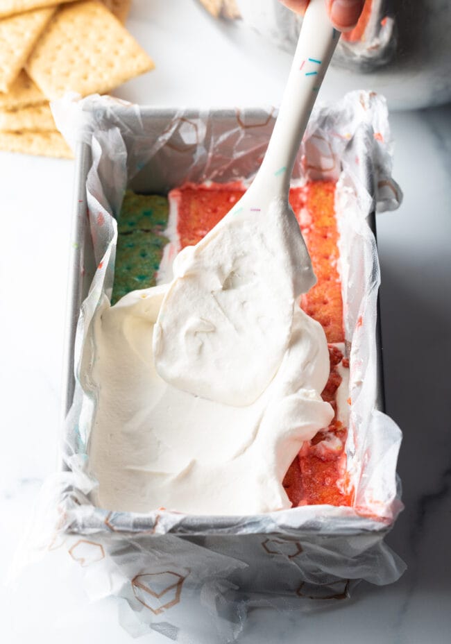American Flag Jello Cake  Icebox Cake  - 37