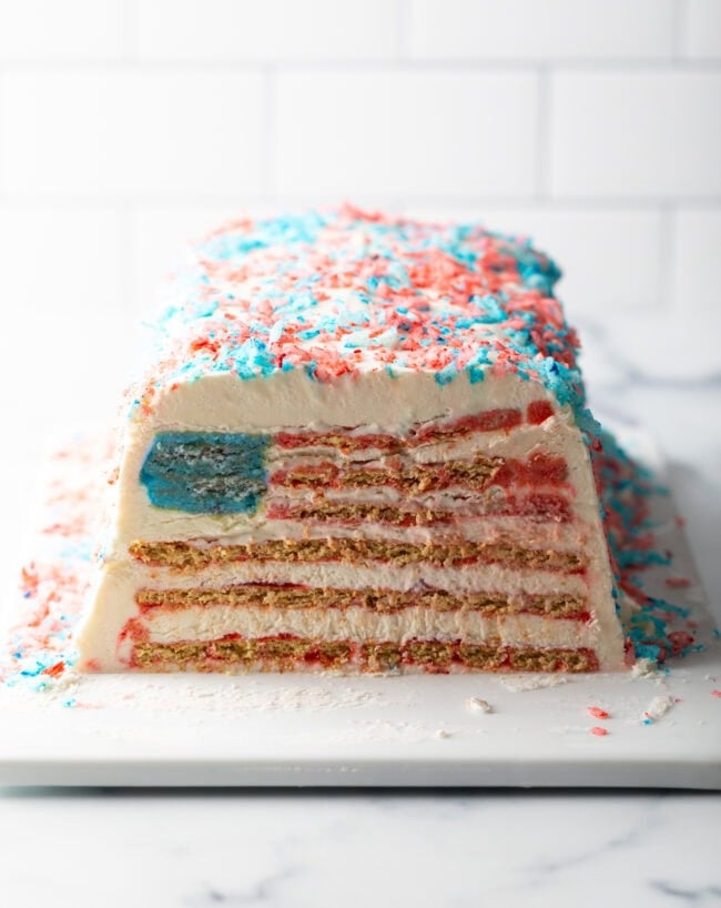 American Flag Jello Cake  Icebox Cake  - 86