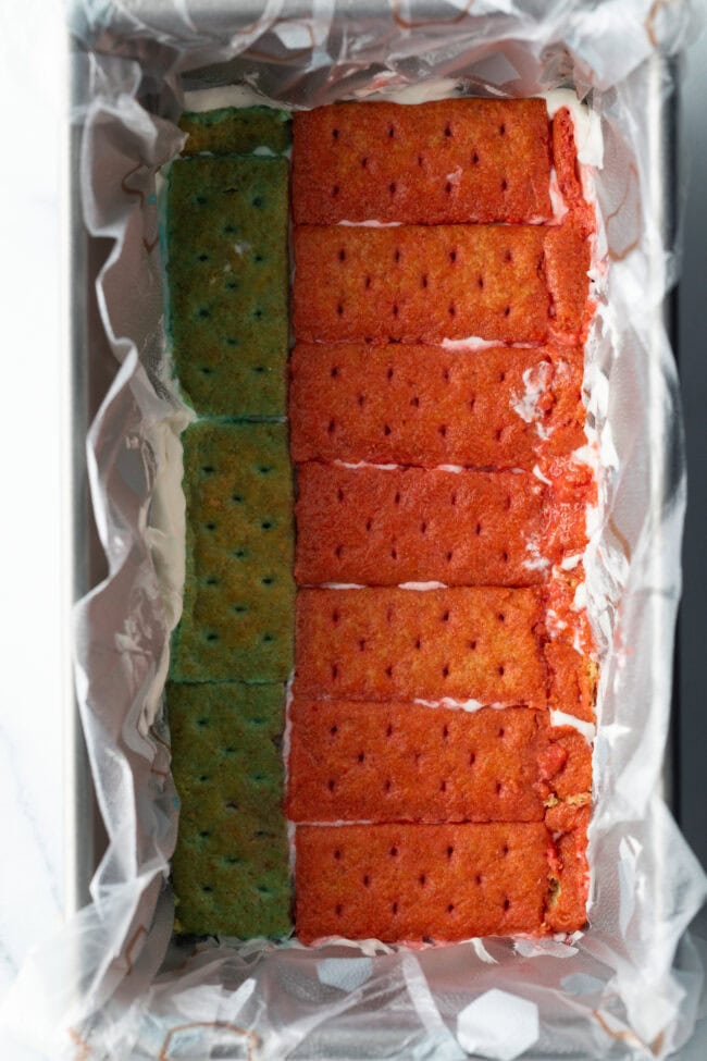 American Flag Jello Cake  Icebox Cake  - 92