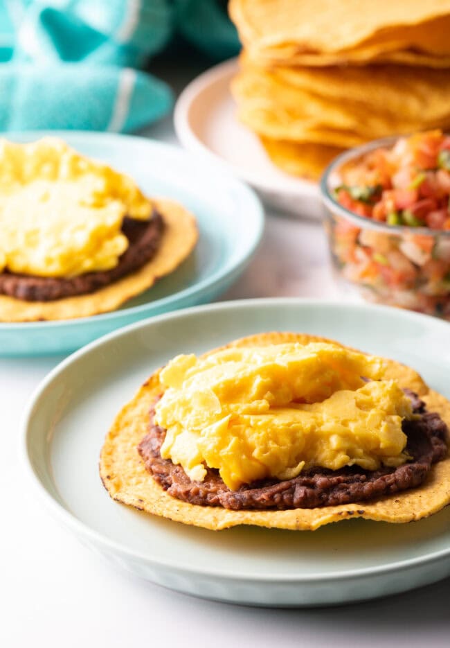 Easy Breakfast Tostadas  Tostados Recipe  - 14