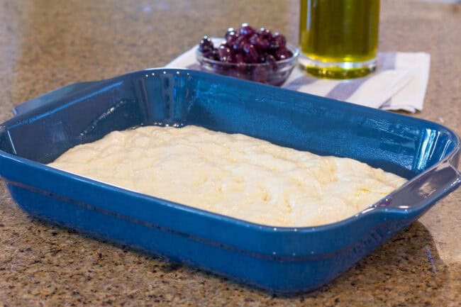Focaccia Bread with Roasted Garlic and Olives - 38